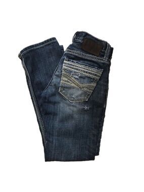 BKE Aiden Straight Distressed Jeans Size 26 Short